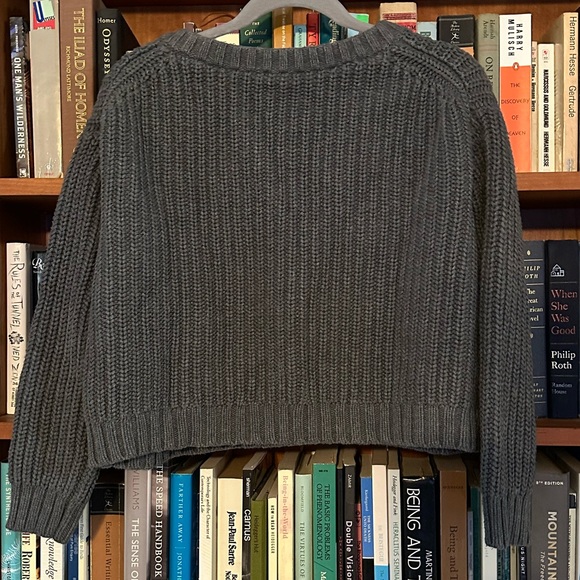 ATM Chunky V Neck Pullover - Picture 5 of 11